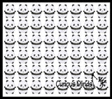 Panda Bear Puffer Ball - Air-Filled Soft Sensory Therapy Fidget Stress Balls Cute Pet - OT Autism SPD