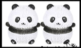 Panda Bear Puffer Ball - Air-Filled Soft Sensory Therapy Fidget Stress Balls Cute Pet - OT Autism SPD