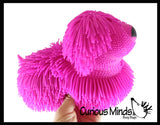 Shaggy Mop Dog Large 8" Puffer Ball - Sensory Therapy Fidget Stress Balls - OT Autism SPD