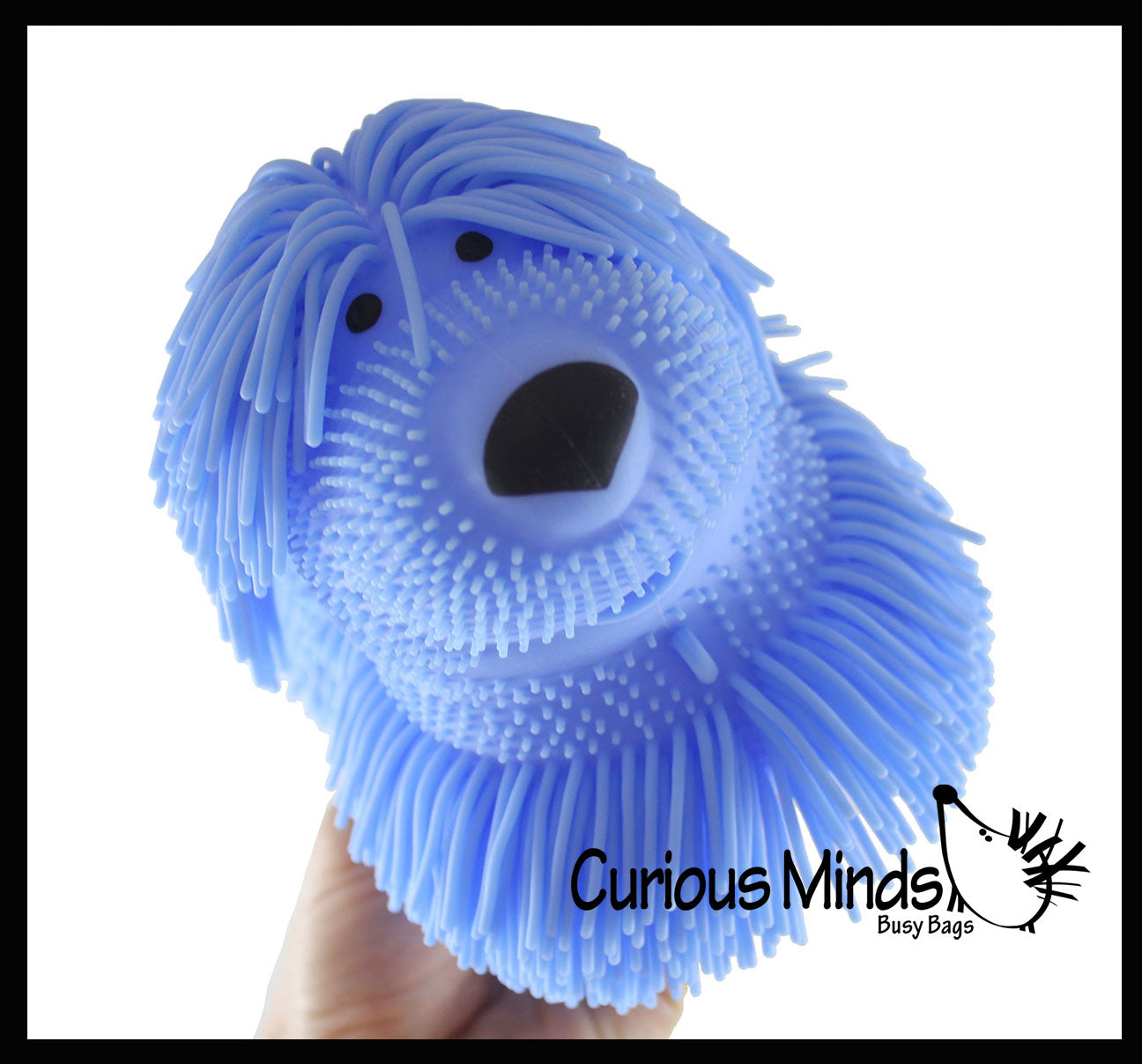 Shaggy Mop Dog Large 8 Puffer Ball Sensory Therapy Fidget Stress Ba Curious Minds Busy Bags