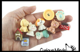 Puppy Dog Themed Surprise Box - Blind Bag Toy Set - Mini Toy Figures and Accessories