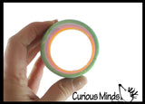 Plastic Rainbow Magic Spring Coil Toy - 2.4" -  Sensory Fidget Toy - Relaxing & Mesmerizing - Stair Walking Fun Classic Toy