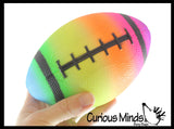 Mini Vinyl Sports Ball Set - Set of 3 Small Playground Balls - Football, Soccer, and Basketball