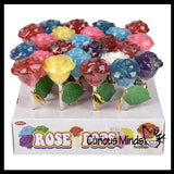 Rose Pop Lollipop Sucker Candy Flower Cute Valentines Day Treat
