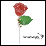 Rose Pop Lollipop Sucker Candy Flower Cute Valentines Day Treat