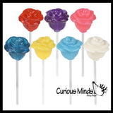 Rose Pop Lollipop Sucker Candy Flower Cute Valentines Day Treat