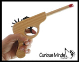 WOOD Rubber Band Toy Gun - Rubber Band Shooter - Vintage