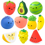 LAST CHANCE - LIMITED STOCK - Cute Fruit Food Vinyl Figurines - Small Novelty Toy Prize Assortment for Birthday Party Gifts