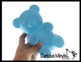 Large Rubber 6" Gummy Bear Figurines - Rubber Figures - Novelty Prize Reward Giveaway