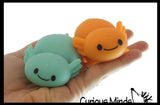 NEW - Axolotl Small Stretchy Sand Filled - Axolotyl Lover Sensory Fidget Toy Weighted