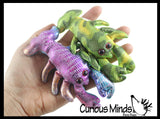 Lobster Sand Filled Animal Toy - Heavy Weighted Sandbag Animal Plush Bean Bag Toss - Shimmering Glitter
