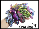 Lobster Sand Filled Animal Toy - Heavy Weighted Sandbag Animal Plush Bean Bag Toss - Shimmering Glitter