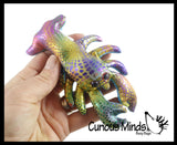 Lobster Sand Filled Animal Toy - Heavy Weighted Sandbag Animal Plush Bean Bag Toss - Shimmering Glitter