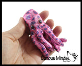 Octopus Sand Filled Animal Toy - Heavy Weighted Sandbag Animal Plush Bean Bag Toss - Shimmering Glitter