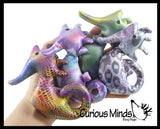 Seahorse Sand Filled Animal Toy - Heavy Weighted Sandbag Animal Plush Bean Bag Toss - Shimmering Glitter