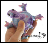 Turtle Sand Filled Animal Toy - Heavy Weighted Sandbag Animal Plush Bean Bag Toss - Shimmering Glitter