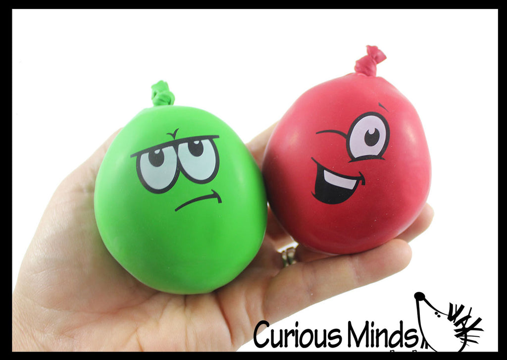 Balloon Ball Filled with Flour - Emotions Cute Fidget Stress Ball