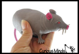 Rat Stretchy Sand Filled Mouse -Gross Sensory Fidget Toy Moldable Fun