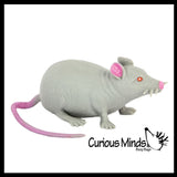 Rat Stretchy Sand Filled Mouse -Gross Sensory Fidget Toy Moldable Fun