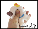 Stretchy Suction Foot Cat Sand Filled - Kitty Lover Sensory Fidget Toy Weighted Desk Pet Fun