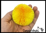 Scrunchems Ombre Soft Hairy Sugar Squishy Ball - Thick Glue/Gel Syrup Molasses Stretch Ball - Ultra Squishy and Moldable Slow Rise Relaxing Sensory Fidget Stress Toy