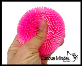 Scrunchems Ombre Soft Hairy Sugar Squishy Ball - Thick Glue/Gel Syrup Molasses Stretch Ball - Ultra Squishy and Moldable Slow Rise Relaxing Sensory Fidget Stress Toy