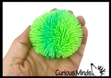 Scrunchems Ombre Soft Hairy Sugar Squishy Ball - Thick Glue/Gel Syrup Molasses Stretch Ball - Ultra Squishy and Moldable Slow Rise Relaxing Sensory Fidget Stress Toy