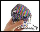 NEW - Plush Balls with Mermaid 2 Color Reversible Sequin Scales - Sensory Fidget Toy