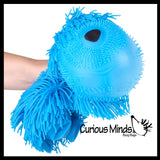 Shaggy Mop Dog Large 9" Puffer Ball - Sensory Therapy Fidget Stress Balls - OT Autism SPD