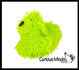 Shaggy Mop Dog Large 9" Puffer Ball - Sensory Therapy Fidget Stress Balls - OT Autism SPD