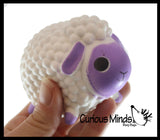 NEW - Large Lamb Sheep Easter Themed Creamy Doh Filled Squeeze Stress Balls Sensory, Stress, Fidget Toy