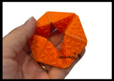 Silicone Infinity Flip and Fold Optical Illusion Fidget - Magic Endless Folding Fidget Toy - Flip Over and Over - Bend and Fold Crazy Shapes Puzzle - ADD Anxiety