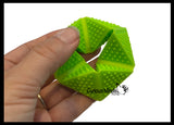 Silicone Infinity Flip and Fold Optical Illusion Fidget - Magic Endless Folding Fidget Toy - Flip Over and Over - Bend and Fold Crazy Shapes Puzzle - ADD Anxiety