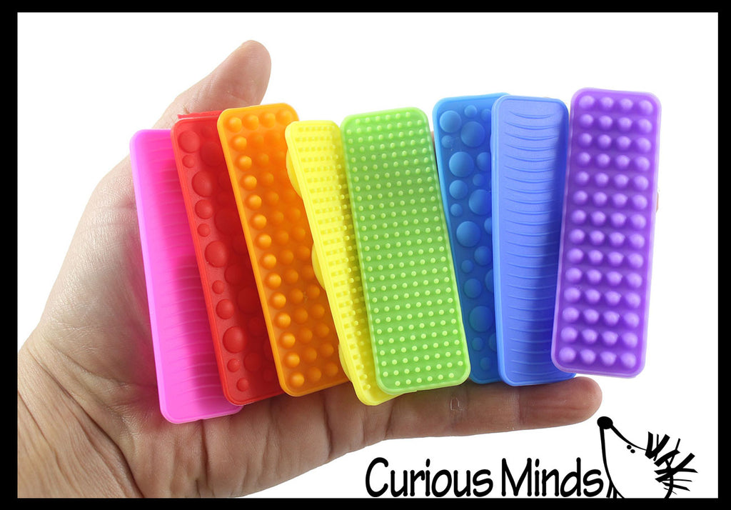 Textured Silicone Stickers - Calming Fidget Breathing Relaxing  - Rub Calm Sensory Toy