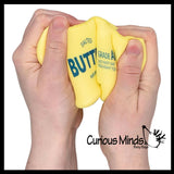 NEW - Jumbo Butter Slow Rise FOAM Squishy Squeeze Stress Ball Super Soft - Sensory, Fidget Toy