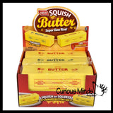 NEW - Jumbo Butter Slow Rise FOAM Squishy Squeeze Stress Ball Super Soft - Sensory, Fidget Toy