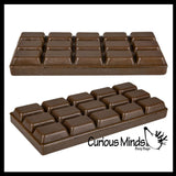 Chocolate Bar Squishy - Scented Slow Rise Foam Candy Replica