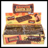 Chocolate Bar Squishy - Scented Slow Rise Foam Candy Replica