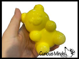 Gummy Bear Slow Rise Squishy Toy - Memory Foam Spongy Stress Fidget Ball Candy Lookalike