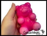 Gummy Bear Slow Rise Squishy Toy - Memory Foam Spongy Stress Fidget Ball Candy Lookalike