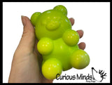 Gummy Bear Slow Rise Squishy Toy - Memory Foam Spongy Stress Fidget Ball Candy Lookalike