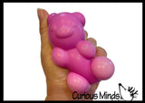 Gummy Bear Slow Rise Squishy Toy - Memory Foam Spongy Stress Fidget Ball Candy Lookalike