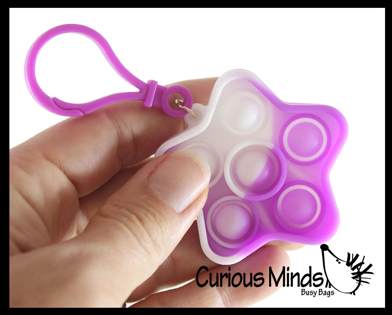 Fidget Wraps BULK/WHOLESALE - Tiny Bubble Pop Fidget Toys on Clips - Silicone Push ...