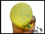 NEW - 5.25" Butter Squishy Squeeze Stress Ball Soft Doh Filling - Like Shaving Cream - Sensory, Fidget Toy