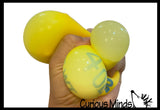 NEW - 5.25" Butter Squishy Squeeze Stress Ball Soft Doh Filling - Like Shaving Cream - Sensory, Fidget Toy