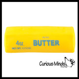 NEW - 5.25" Butter Squishy Squeeze Stress Ball Soft Doh Filling - Like Shaving Cream - Sensory, Fidget Toy