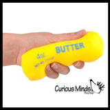 NEW - 5.25" Butter Squishy Squeeze Stress Ball Soft Doh Filling - Like Shaving Cream - Sensory, Fidget Toy