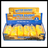 NEW - 5.25" Butter Squishy Squeeze Stress Ball Soft Doh Filling - Like Shaving Cream - Sensory, Fidget Toy