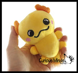 LAST CHANCE - LIMITED STOCK - Axolotl Cute Skinny 5" Plush Stuffed Animals - Adorable Soft and Cuddly Mini Animal Plushie Plushy