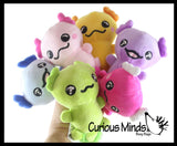 NEW - Axolotl Cute Skinny 5" Plush Stuffed Animals - Adorable Soft and Cuddly Mini Animal Plushie Plushy